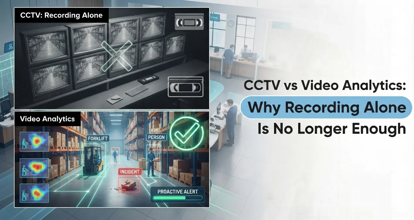 CCTV vs Video Analytics: Why Recording Alone Is No Longer Enough
